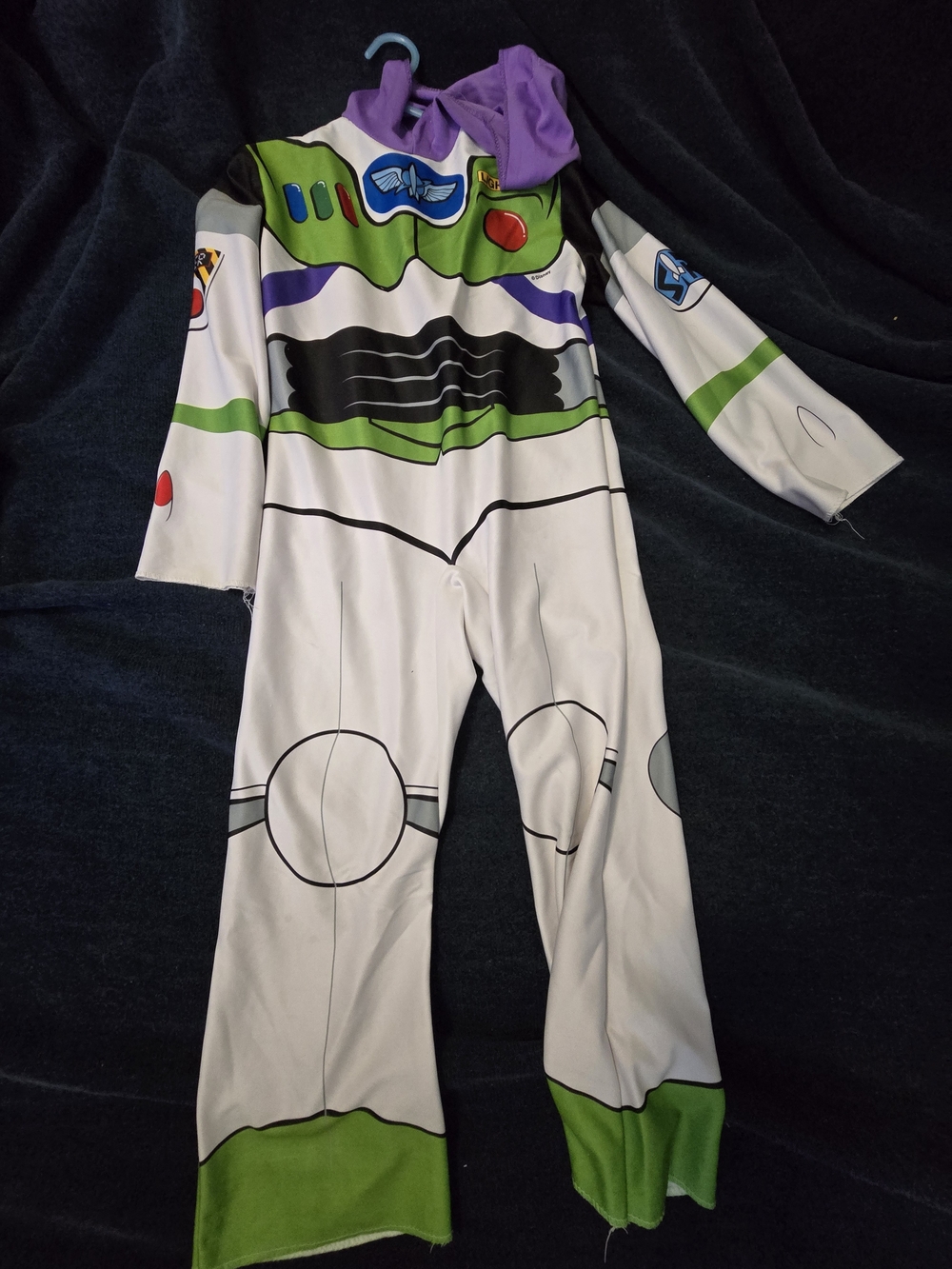 Toy Story Buzz Lightyear Costume Jumpsuit Hoodie Kids Size 6/7